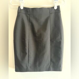 Pencil Skirt Size US 2 Black Classic Work Office Wear Skirt H&M
